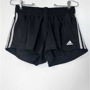 Black adidas shorts